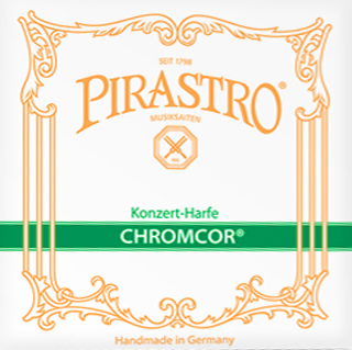 376500 Chromcor Отдельная струна А/Ля (6 октава) для арфы, сталь/посереберенная, Pirastro