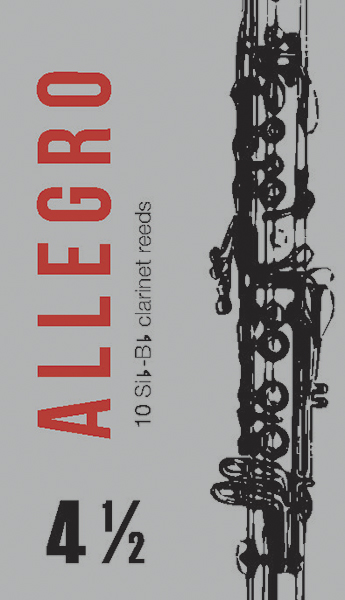 FR18C011 Allegro Трости для кларнета inB/inA № 4,5 (10шт), FedotovReeds