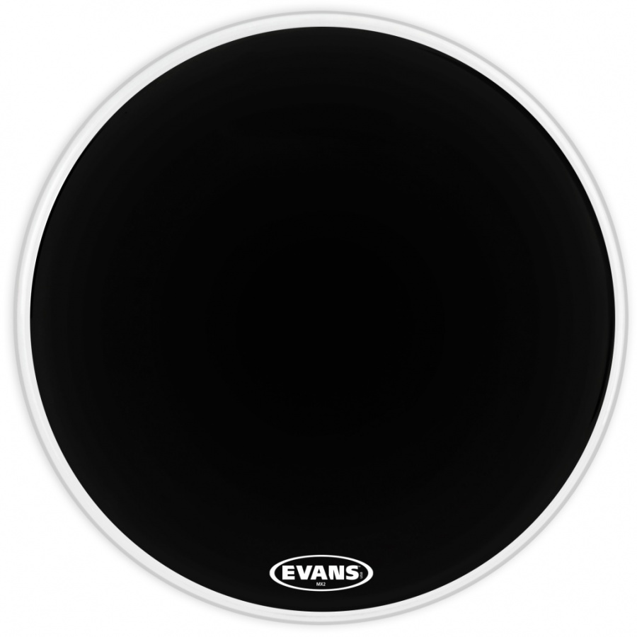 BD24MX2B MX2 Black Пластик для маршевого бас-барабана 24", Evans