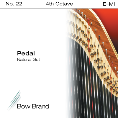 Harp E4 string Bow Brand Pedal Natural Gut