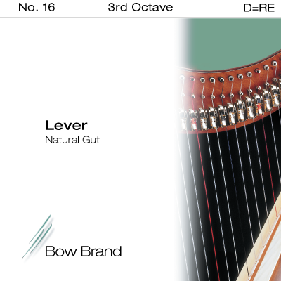 Струна D3 для арфы Bow Brand Lever Natural Gut
