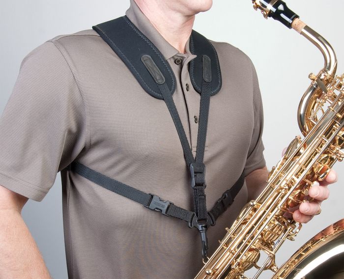 2601182 Super Harness Плечевой ремень для саксофона, короткий, открытый крючок, Neotech