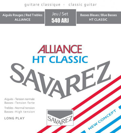 Комплект струн для классической гитары Savarez Alliance-HT Classic 540ARJ