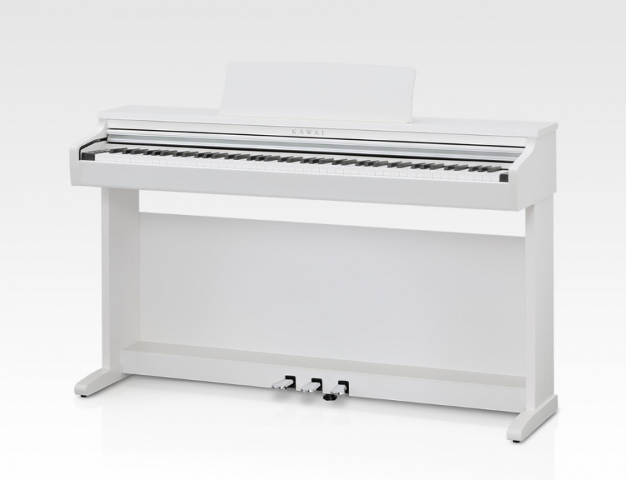 KDP-120G-W Цифровое пианино со стойкой и педалью, белое, Kawai