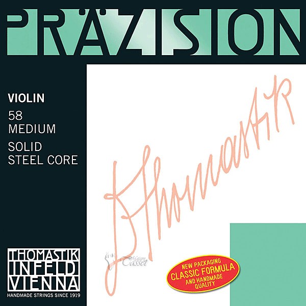58 Precision (Prazision) Комплект струн для скрипки размером 4/4, среднее натяжение, Thomastik