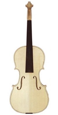 Белая скрипка Gliga AW-V044-W