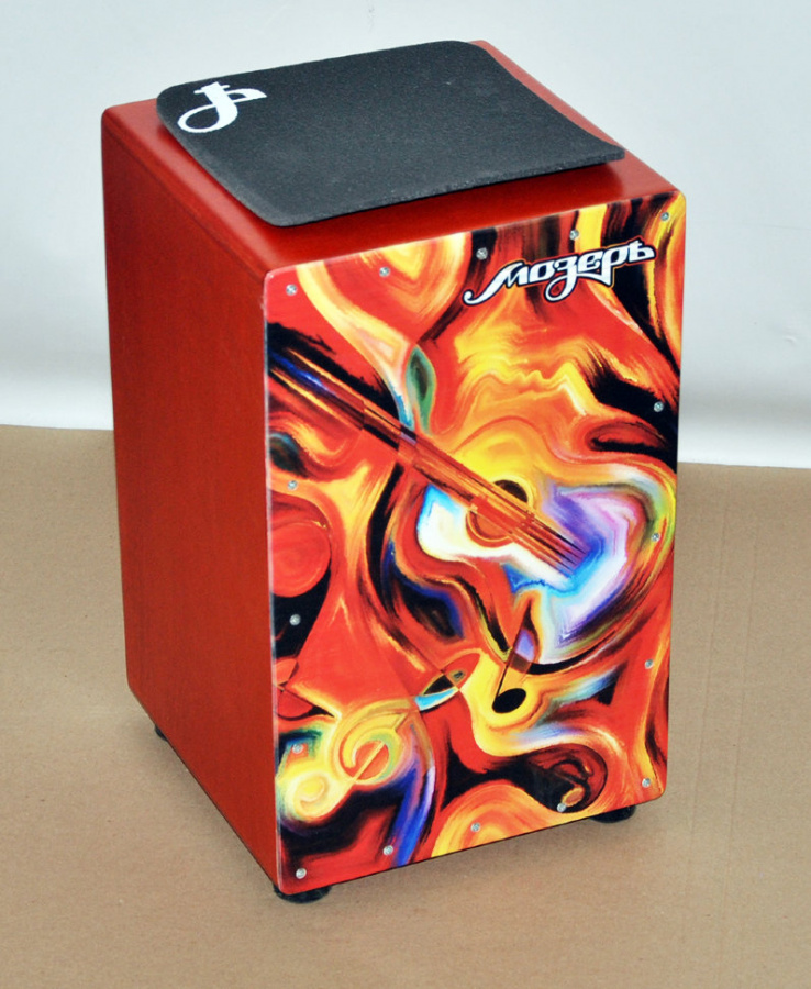 CJP-3-F01 Кахон береза, струны, оранж, Мозеръ