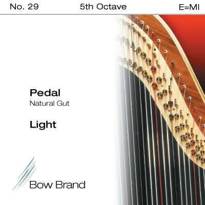 Комплект струн 5 октавы для арфы Bow Brand Pedal Natural Gut Light