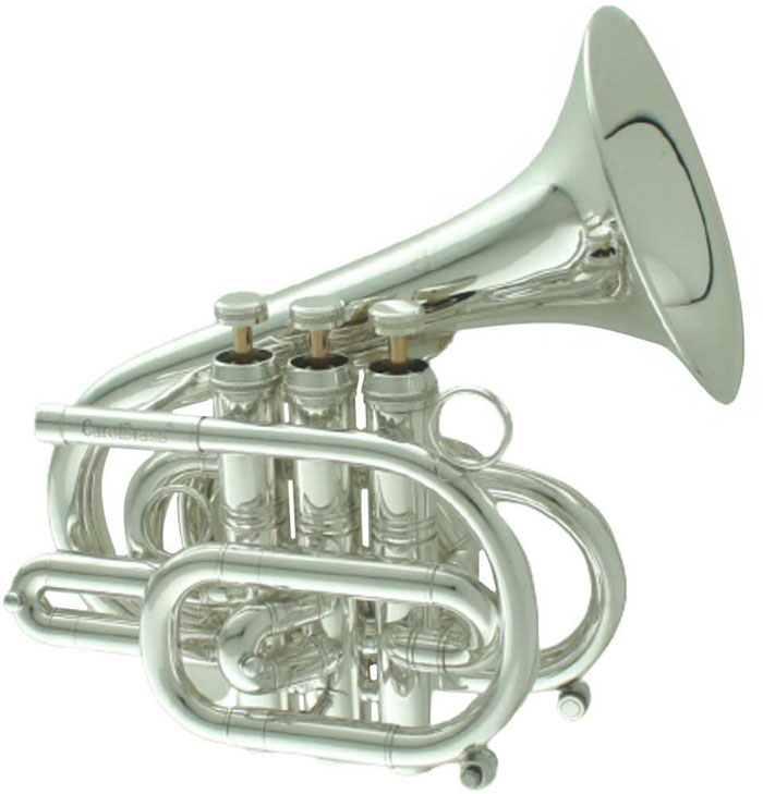 Карманная труба Bb CarolBrass Legendary CPT-7000-GLS(Dizzy)-Bb-S