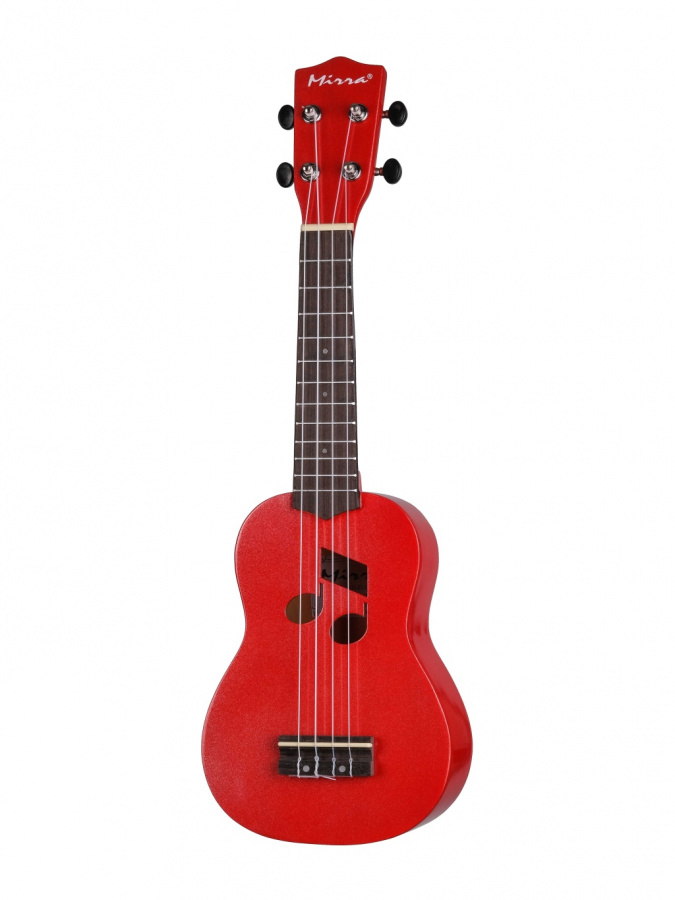 UK-210-21-RD Укулеле сопрано, красный, Mirra