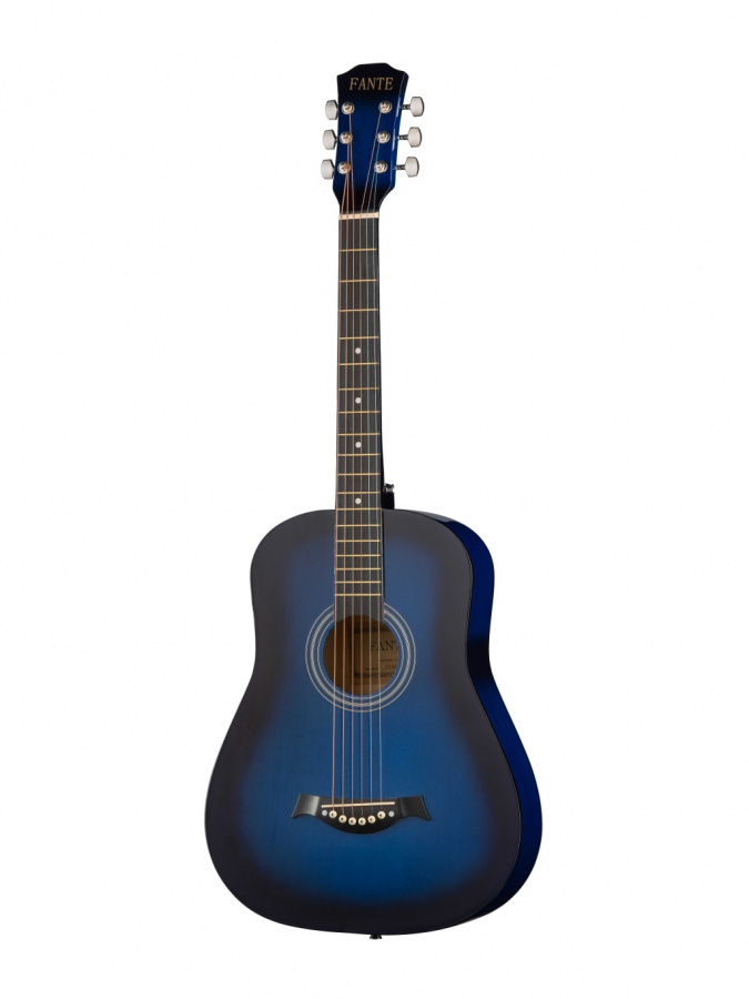 FT-R38B-BLS Акустическая гитара, синий санберст, Fante