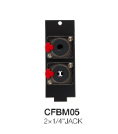 CFBM05 Floor Box Модуль коммутационной коробки 2 х TRS 6.35мм, Soundking