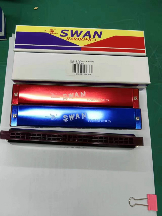 SW24-2 Губная гармошка тремоло, Swan