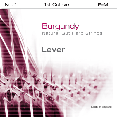 Комплект струн 1 октавы для арфы Bow Brand Lever Burgundy