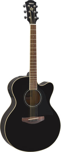 Акустическая гитара со звукоснимателем Yamaha CPX600 Black