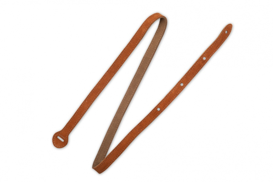MS19-BRN Folk Series Ремень для мандолины, замшевый, коричневый, Levy's