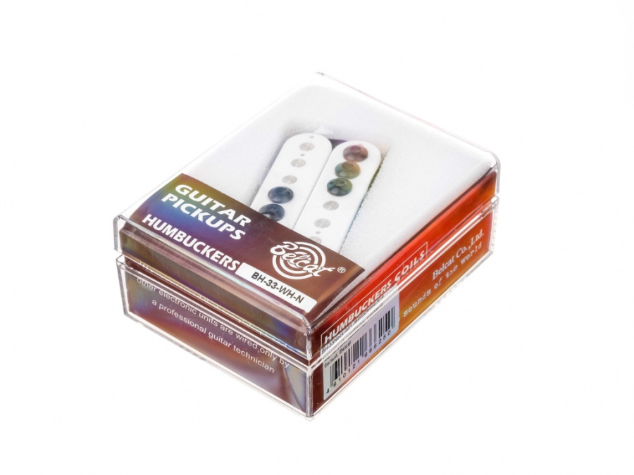 BH-33Neck-WH Звукосниматель магнитный, хамбакер, нековый, белый, Belcat