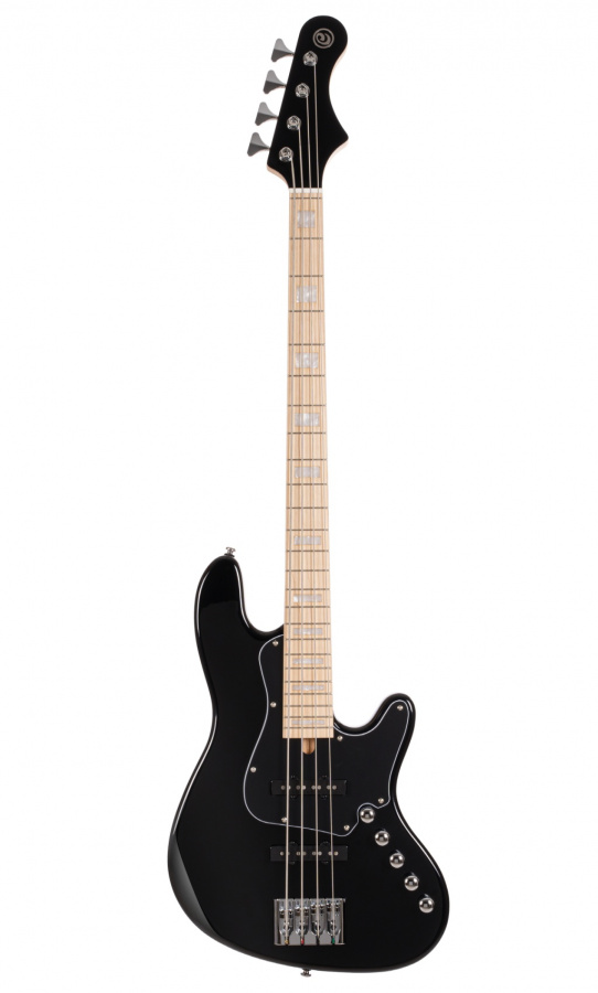 NJS4-BK Elrick NJS Series Бас-гитара, черная, с чехлом, Cort