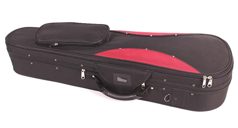 VC-G300-BKR-1/2 Футляр для скрипки размером 1/2, черный/красный, Mirra