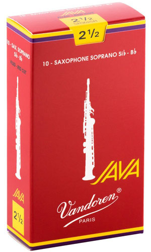 Трости для сопрано-саксофона Vandoren Java Red Cut SR3025R