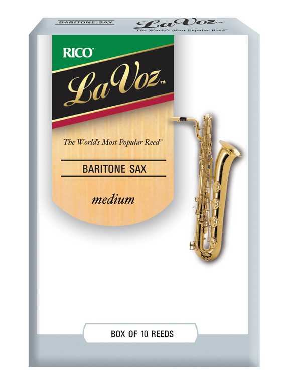 RLC10MD La Voz Трости для саксофона баритон, средние, Medium, 10шт, Rico