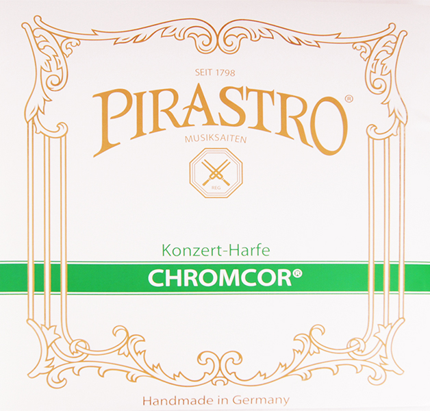 376700 Chromcor Отдельная струна F/Фа (6 октава) для арфы, сталь/посереберенная, Pirastro