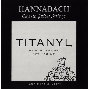 3 верхние струны для классической гитары Hannabach Titanyl E9508MT