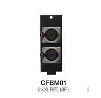 CFBM01 Floor Box Модуль коммутационной коробки 2 х XLR(F) 3р, Soundking