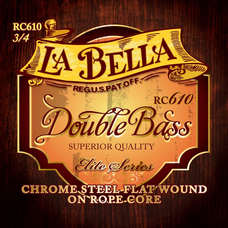 RC610 Комплект струн для контрабаса размером 3/4, La Bella