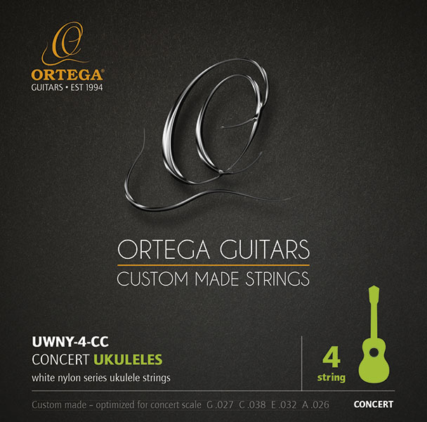 UWNY-4-CC Комплект струн для концертного укулеле, Ortega