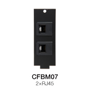 CFBM07 Floor Box Модуль коммутационной коробки 2 х RJ45, Soundking