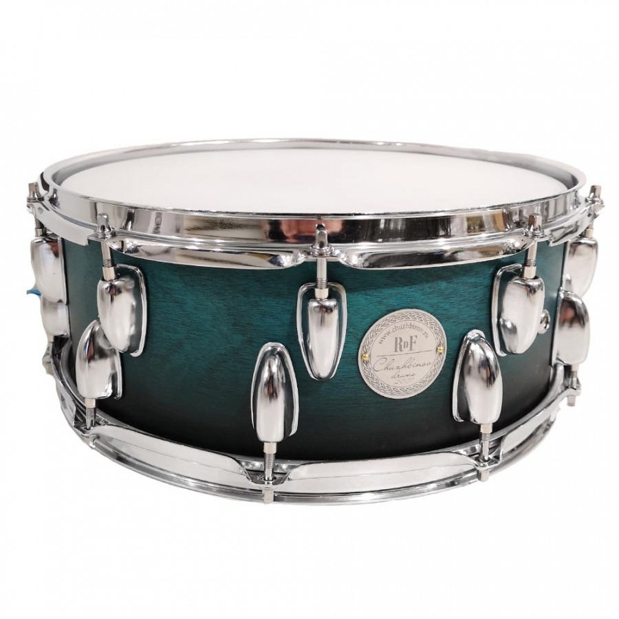 RDF1455BE Малый барабан 14x5.5", бирюзовый, Chuzhbinov Drums