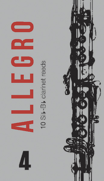 FR18C009 Allegro Трости для кларнета inB/inA № 4 (10шт), FedotovReeds