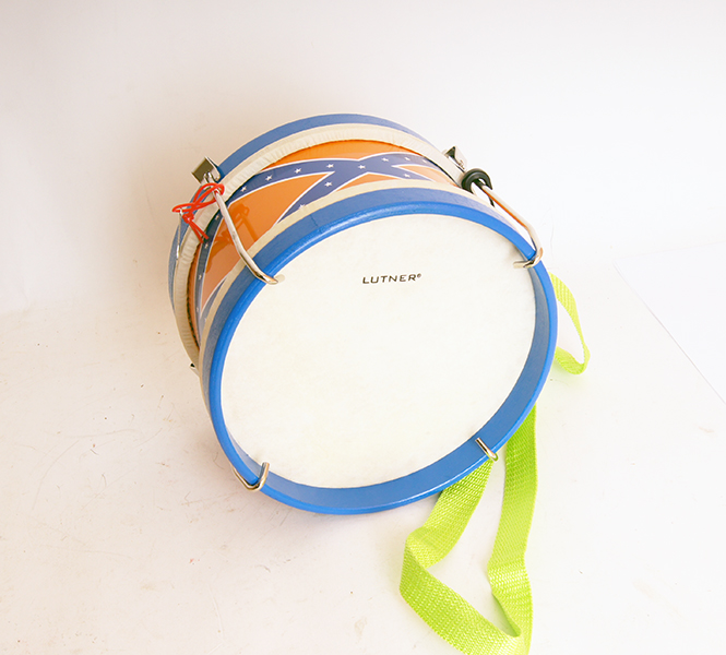 FLT-KTYG Детский барабан сине-белый диаметр 22см Lutner