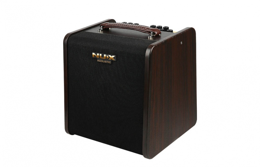 AC-80 Stageman II Комбоусилитель для акустической гитары, 80Вт, аккумуляторный, Nux