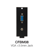 CFBM08 Floor Box Модуль коммутационной коробки VGA + TRS 3.5мм, Soundking