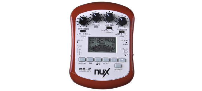 PA-2 Портативный процессор для акустической гитары, Nux Cherub