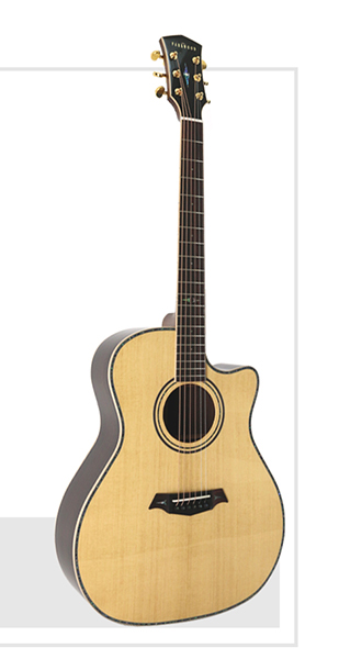 GA880ADK-NAT Электро-акустическая гитара, с вырезом, цвет натуральный, Parkwood