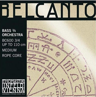 Комплект струн для контрабаса 3/4 Thomastik Belcanto BC600