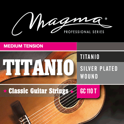 Комплект струн для классической гитары Magma Titanio GC110T