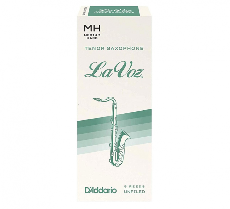 RKC05MH La Voz Трости для саксофона тенор, средне-жесткие (Medium-Hard), 5шт, Rico