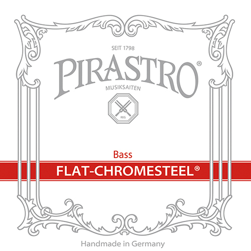 Комплект струн для контрабаса Pirastro Flat-Chromesteel 342020