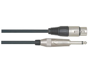 NMH-20 Микрофонный кабель XLRf-6.3 6м LEEM