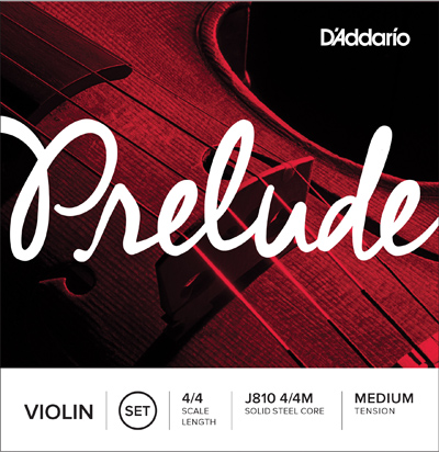 Violin string set D'Addario Prelude J810 4/4M