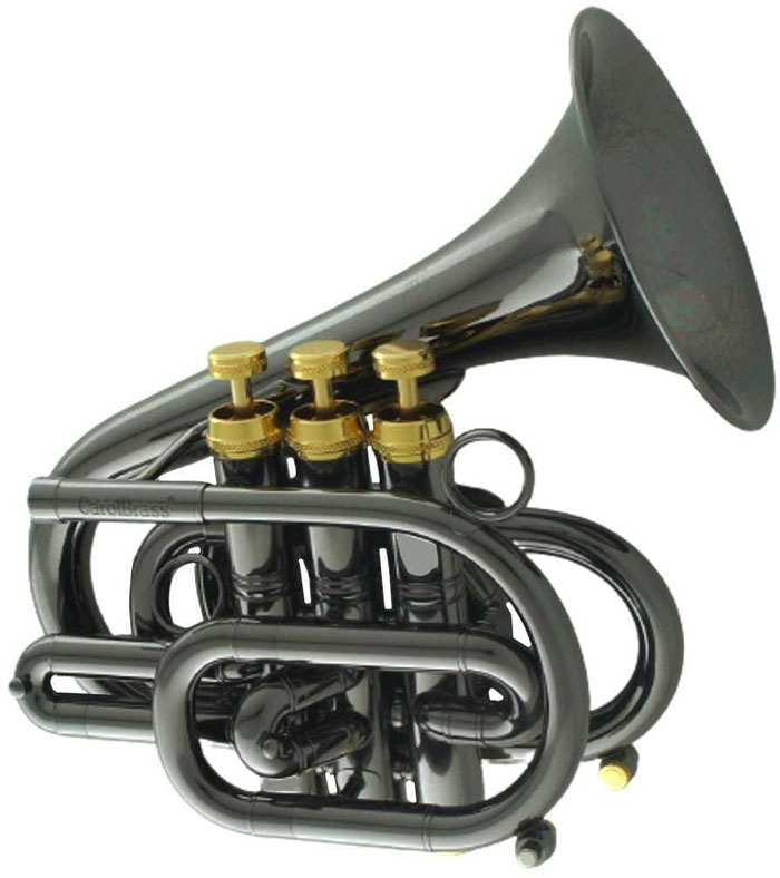 Карманная труба Bb CarolBrass Legendary CPT-7000-GLS(Dizzy)-Bb-BG