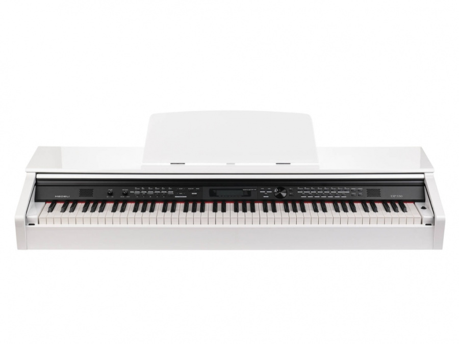 DP330-PVC-WH Цифровое пианино, белое, сатин, Medeli