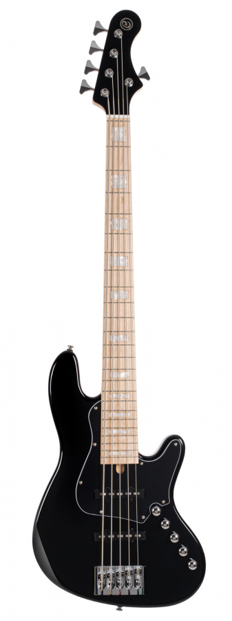 Elrick-NJS5-BK Elrick NJS Series Бас-гитара 5-струнная, черная, Cort