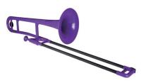 Тенор-тромбон Bb PBone 1P (Пр-во Великобритания) цвет ПУРПУРНЫЙ, пластиковая конструкция,  Легкий инструмент звучит, как типичный тромбон из латуни, удобен для начинающих. В комплекте с пластиковым мундштуком и матерчатым чехлом