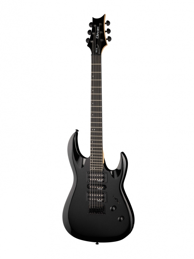 CX-13MBK Электрогитара, черная, Clevan