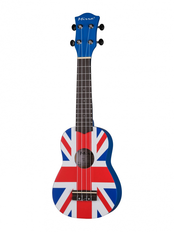 UK-300-21-YG Укулеле сопрано, с рисунком Union Jack, Mirra